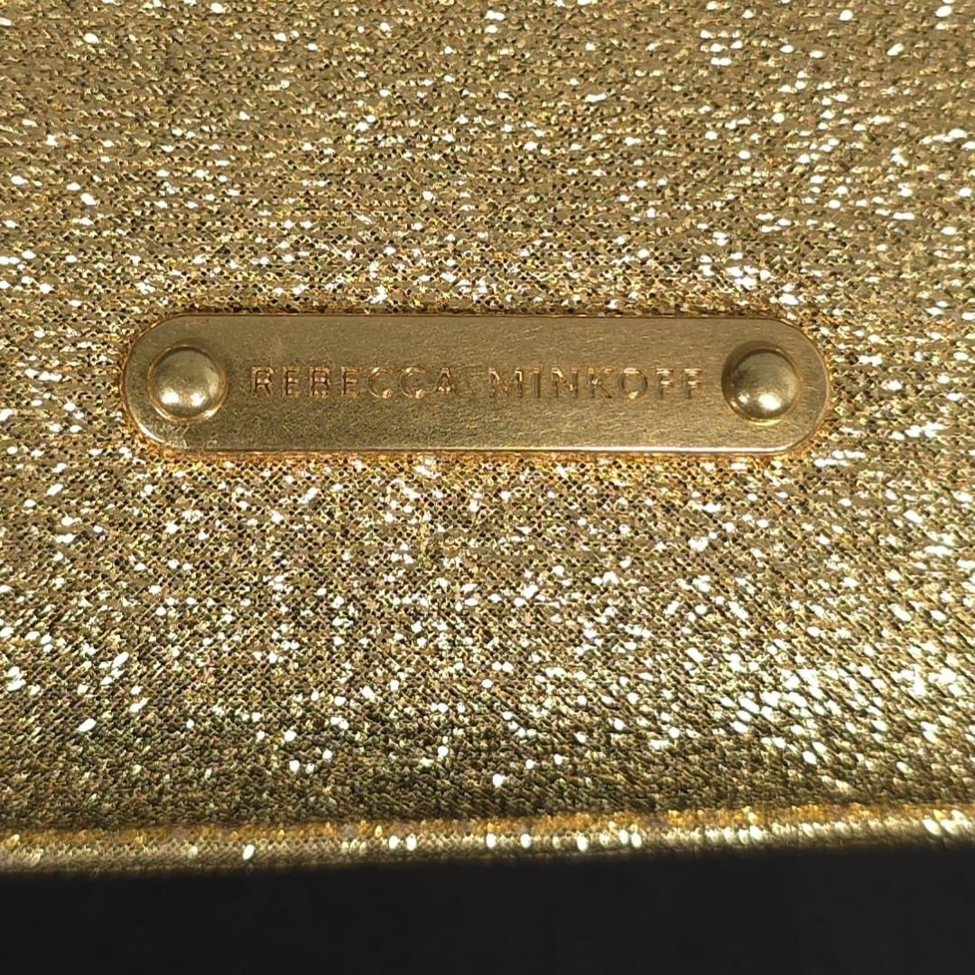 Rebecca Minkoff Womens New Wristlet Bag Curb Link Clutch Gold Hf24tgfclt — image 5 of 8